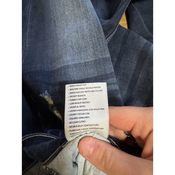 KanCan Women's Distressed Jeans Size XL Stretch Cotton Blend Preppy Modern - Picture 10 of 12